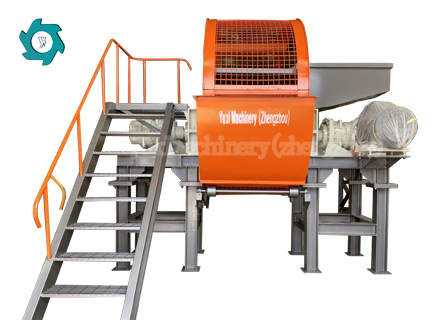 Scrap metal shredder machine  waste tire crushing machine